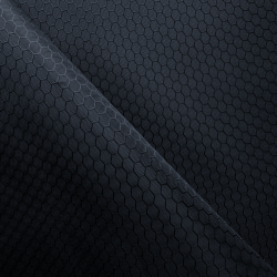 Ткань Оксфорд 300D PU Рип-Стоп СОТЫ, цвет Черный (на отрез)  в Великие Луки