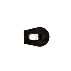 Зажим для шнура 4 мм KL цвет Чёрный + Белый (поштучно)  в Великие Луки