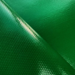 Ткань ПВХ 600 гр/м2 плотная, Зелёный (Ширина 150см), на отрез  в Великие Луки