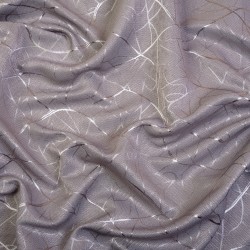Ткань Блэкаут для штор светозатемняющая 75% &quot;Ледовое тиснение  Серый&quot;   в Великие Луки