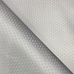 Ткань Оксфорд 300D PU Рип-Стоп СОТЫ, цвет Светло-Серый (на отрез)  в Великие Луки