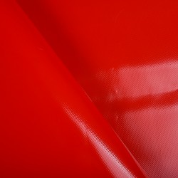 Ткань ПВХ 450 гр/м2, Красный (на отрез)  в Великие Луки