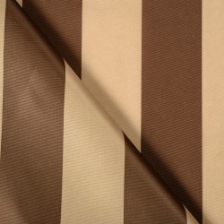 Ткань Оксфорд 300D PU, Бежево-Коричневая полоска (на отрез)  в Великие Луки