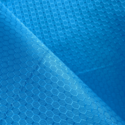 Ткань Оксфорд 300D PU Рип-Стоп СОТЫ, цвет Голубой (на отрез)  в Великие Луки