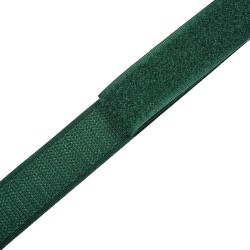 Контактная лента 25мм цвет Зелёный (велькро-липучка, на отрез)  в Великие Луки