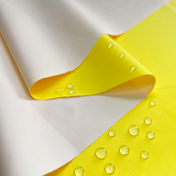 Водонепроницаемая Дышащая Мембранная ткань PU 10'000, цвет Жёлтый (на отрез)  в Великие Луки