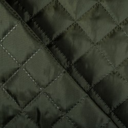 Стеганая подкладочная ткань с синтепоном (100гр/м2), цвет Хаки (на отрез)  в Великие Луки