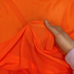 Трикотажная Сетка 75 г/м2, цвет Оранжевый (на отрез)  в Великие Луки