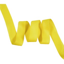 Окантовочная лента-бейка, цвет Жёлтый 22мм (на отрез)  в Великие Луки